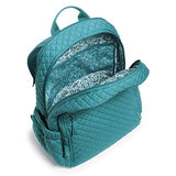 Vera Bradley Women's Cotton Campus Backpack, Forever Green - Recycled Cotton, One Size