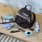 Vera Bradley Women's Cotton MiniTotepack Backpack, Cloud Vine Multi - Recycled Cotton, One Size