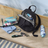 Vera Bradley Women's Cotton MiniTotepack Backpack, Cloud Vine Multi - Recycled Cotton, One Size