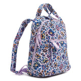 Vera Bradley Women's Cotton MiniTotepack Backpack, Cloud Vine Multi - Recycled Cotton, One Size