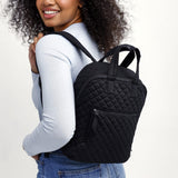 Vera Bradley Women's Cotton MiniTotepack Backpack, Cloud Vine Multi - Recycled Cotton, One Size