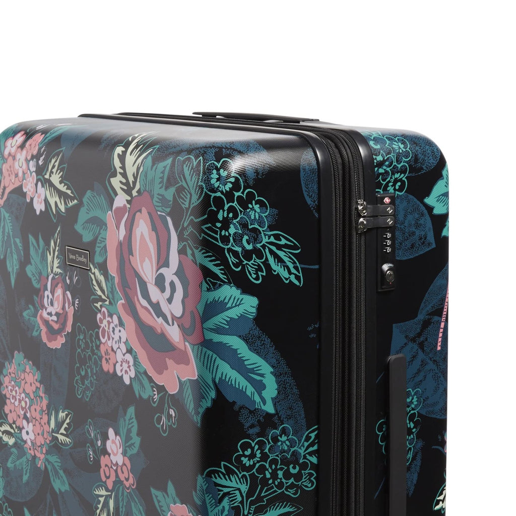 Vera Bradley Women's Hardside Rolling Suitcase Luggage, Rose Foliage ...