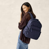 Vera Bradley Women's Performance Twill Bancroft Backpack, Peacoat, One Size