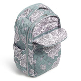 Vera Bradley Women's Performance Twill Travel Backpack Travel Bag, Tiger Lily Blue Oar, One Size
