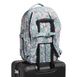 Vera Bradley Women's Performance Twill Travel Backpack Travel Bag, Tiger Lily Blue Oar, One Size