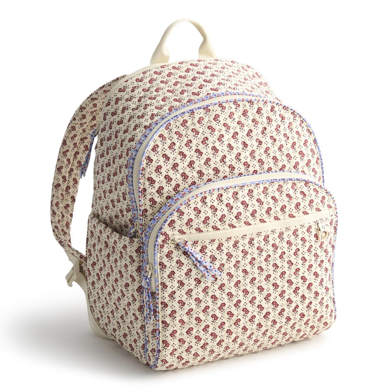 Vera Bradley Women's Premium Cotton Bancroft Backpack, Rachel Ditsy, One Size