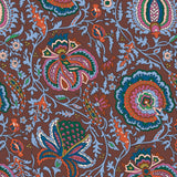 Vera Bradley Women's Premium Cotton Mini Banbury Backpack, Marrakesh Cinnamon, One Size