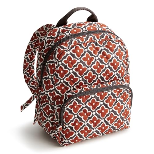 Vera Bradley Women's Premium Cotton Mini Banbury Backpack, Moorish, One Size | Backpacks4Less