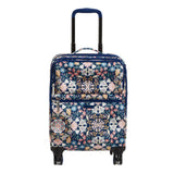 Vera Bradley Women's Softside Rolling Suitcase Luggage, Enchanted Mandala Blue, 22