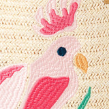 Vera Bradley Women's Straw Tote Bag, Light Natural Straw, One Size