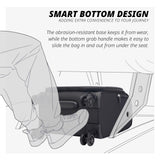Verage 14.5 inch Underseat Carry On Luggage with Wheels, Black Softside Small Suitcase Spinner Wheeled Rolling Travel Laptop Bag for Airlines Airplanes Short Trip Men Women