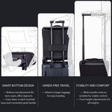 Verage Carry On Luggage with Wheels, 15 Inch Underseat Spinner Luggage Pro, Underseat Personal Item Travel Bag for Men and Women, Carry On Bags for Airplanes, Black