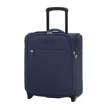 Verage Under Seat Luggage with Wheels, Softside Expanable Small Suitcase Carry On Luggage Bags for Airlines Airplanes Short Trip Men Women (Navy, 16 - Inch Rolling Underseat)