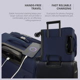 Verage Underseat Carry On Luggage with Wheels & USB Port,14 inch Wheeled Spinner Bag Carry - on Luggages for Airlines, Lightweight Suitcase Men Women, Pilots and Crew (14.5 - Inch Plus Underseat Pro)
