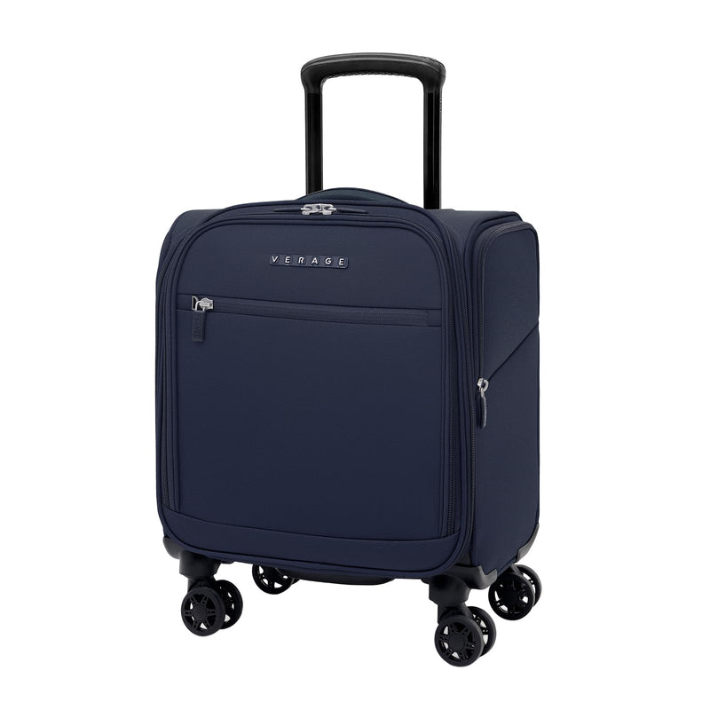 Verage Underseat Carry On Luggage with Wheels & USB Port,14 inch Wheeled Spinner Bag Carry - on Luggages for Airlines, Lightweight Suitcase Men Women, Pilots and Crew (14.5 - Inch Plus Underseat Pro)