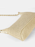Verdusa Women's Straw Woven Shoulder Bag Tote Handbag Summer Beach Purse Vacation Bags Beige One Size