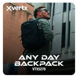 Vertx Any Day Backpack with Tactical Design, Versatile Storage, Durable Material, and Comfortable Straps for Everyday Use, Wolf Grey - One Size