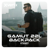 Vertx Gamut 22L Pack Backpack for Everyday Use, Versatile Design, Ideal for Travel, Work, and Outdoor Adventures, Black - One Size