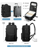 VGCUB Carry on Travel Backpack for Women Men Large Laptop Gym Work Frontier Airlines Personal Item Bag Business Airport Lightweight Backpack Flight Approved Mochilas de Viaje Black