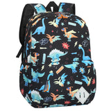 VGJ Kids Backpack for Girls Boys - 15 Inch Dinosaur Childrens Backpack Cute School Bag Kindergarten Backpack for Ages 3 - 8, Black