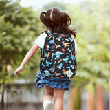 VGJ Kids Backpack for Girls Boys - 15 Inch Dinosaur Childrens Backpack Cute School Bag Kindergarten Backpack for Ages 3 - 8, Black