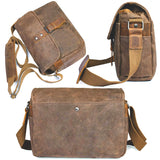 Vianber SLR Camera Bag, Waterproof Wax Canvas Bag Vintage Camera Case Messenger Bag with Interlayer Pad (Khaki)