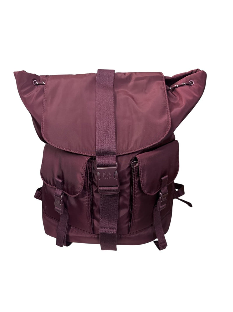 Victoria's Secret Pink Nylon Cargo Backpack Color Maroon New