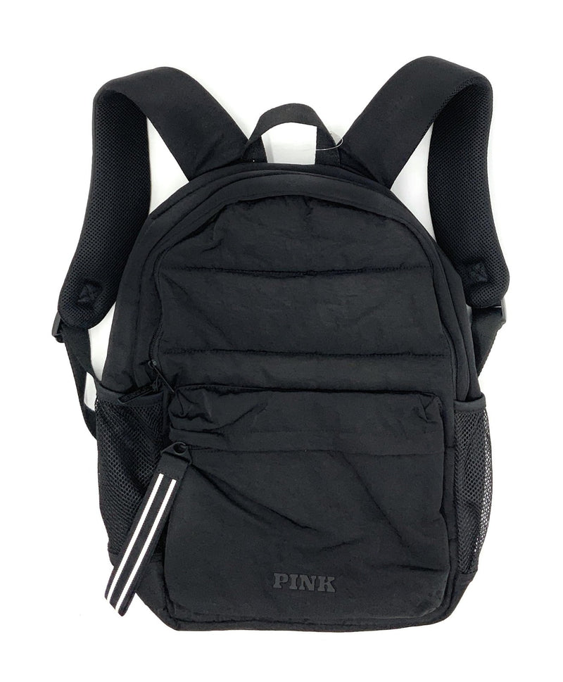 Victoria's Secret PINK Quilted Puffer Backpack (Black)