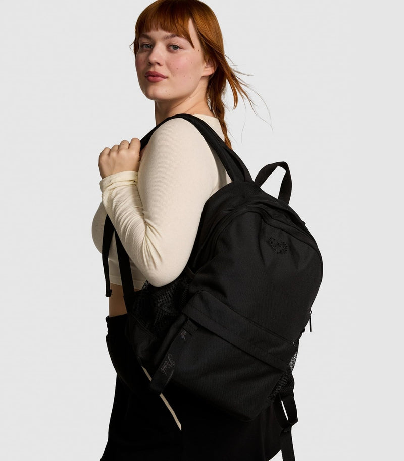 Victoria's Secret Women's Classic Canvas Backpack, Backpack for women, Black, O/S