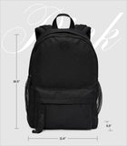 Victoria's Secret Women's Classic Canvas Backpack, Backpack for women, Black, O/S