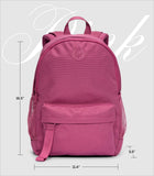 Victoria's Secret Women's Classic Canvas Backpack, Backpack for women, Red Violet, O/S