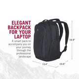 Victorinox Altmont Professional Essentials Laptop Backpack - Tablet & Laptop Bag for Travel Accessories - Computer Backpack Includes Sleek Organizer - 24 Liters, Black