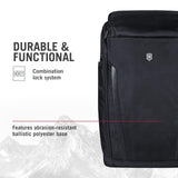 Victorinox Altmont Professional Fliptop Laptop Backpack - Tablet & Laptop Bag for Travel Accessories - Computer Backpack Includes Sleek Organizer - 26 Liters, Black