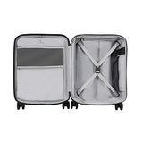 Victorinox Connex Global Hardside Carry-On, 8-Wheel Expandable Standard Cabin Case, Black