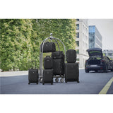 Victorinox Crosslight Frequent Flyer Softside Carry - On - Lightweight Rolling Suitcase for Travel Essentials - Expandable Luggage with Foldable Organizer - 39 Liter, Black