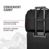 Victorinox Crosslight Garment Bag - Travel Bag for Hanging Clothes - Includes Mesh Pockets & Hanger Loop - Premium Travel Essentials - Black