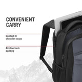Victorinox Energy 16" Laptop Backpack - Slim Backpack for Business & Travel - Laptop Compartment - Airflow Back Padding - Lightweight & Durable - Black/Grey