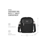 Victorinox Mythic, Crossbody Bag with 11" Tablet Compartment - Black