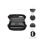 Victorinox Mythic, Crossbody Bag with 11" Tablet Compartment - Black