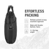 Victorinox Pivot 14" Laptop Slimcase - Business Briefcase for Travel & Commute - Compact & Lightweight Laptop Bag - Padded & Durable - Shoulder Strap - Black