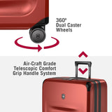Victorinox Spectra 3.0 Expandable Large Case - Modern Hardside Luggage - Rolling Suitcase with Spinner Wheels - Holds Travel Accessories - 103 Liters, Red