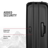 Victorinox Spectra 3.0 Expandable Medium Case - Modern Hardside Luggage - Rolling Suitcase with Spinner Wheels - Holds Travel Accessories - 81 Liters, Black