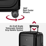 Victorinox Spectra 3.0 Frequent Flyer Carry-On - Modern Hardside Carry-On Luggage - Rolling Suitcase with Spinner Wheels - Holds Travel Accessories - 37 Liters, Black