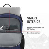 Victorinox Universal 16" Laptop Backpack - Professional Backpack for Commuters - Padded Laptop Compartment - Durable & Water - Resistant - Slim & Lightweight - Navy