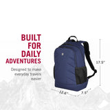 Victorinox Universal 16" Laptop Backpack - Professional Backpack for Commuters - Padded Laptop Compartment - Durable & Water - Resistant - Slim & Lightweight - Navy