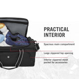 Victorinox Voyage 19" Travel Duffel - Spacious Duffel for Travel & Gym - Overnight Bag - Lightweight & Durable - Adjustable Padded Shoulder Strap - Front Pocket - Black