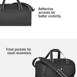 Victorinox Voyage 19" Travel Duffel - Spacious Duffel for Travel & Gym - Overnight Bag - Lightweight & Durable - Adjustable Padded Shoulder Strap - Front Pocket - Black