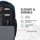 Victorinox VX Sport EVO Daypack - Modern Backpack to Carry Travel Accessories - Includes Airflow Channels & Adjustable Straps - 32 Liters, Blue