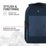 Victorinox VX Sport EVO Daypack - Modern Backpack to Carry Travel Accessories - Includes Airflow Channels & Adjustable Straps - 32 Liters, Blue