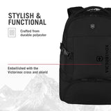 Victorinox VX Sport EVO Deluxe Backpack - Modern Backpack to Carry Travel Accessories - Includes Airflow Channels & Adjustable Straps - 28 Liters, Black